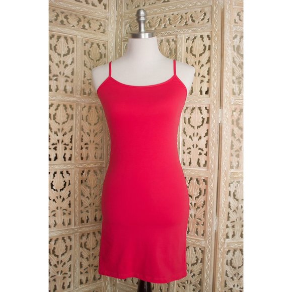 Fuchsia Cami Bodycon Mini Dress - Picture 2 of 7